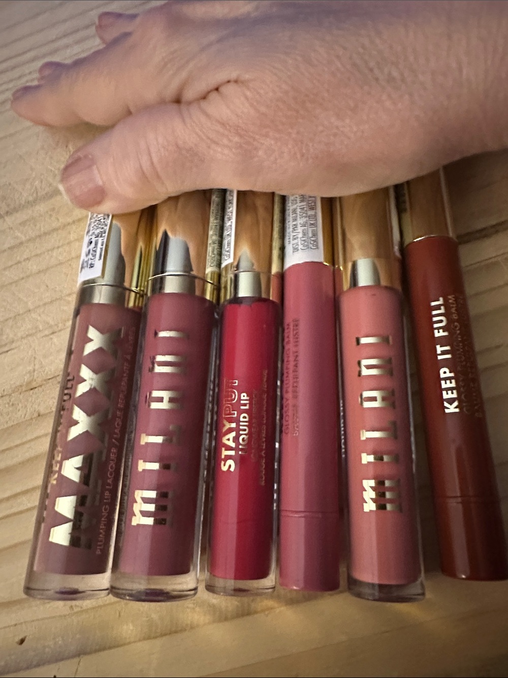 Milani Liquid Lipstick Set — Red, Mauve & Pink Shades